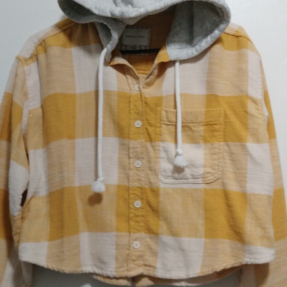 American Eagle button down hoodie size S - Picture 8 of 16